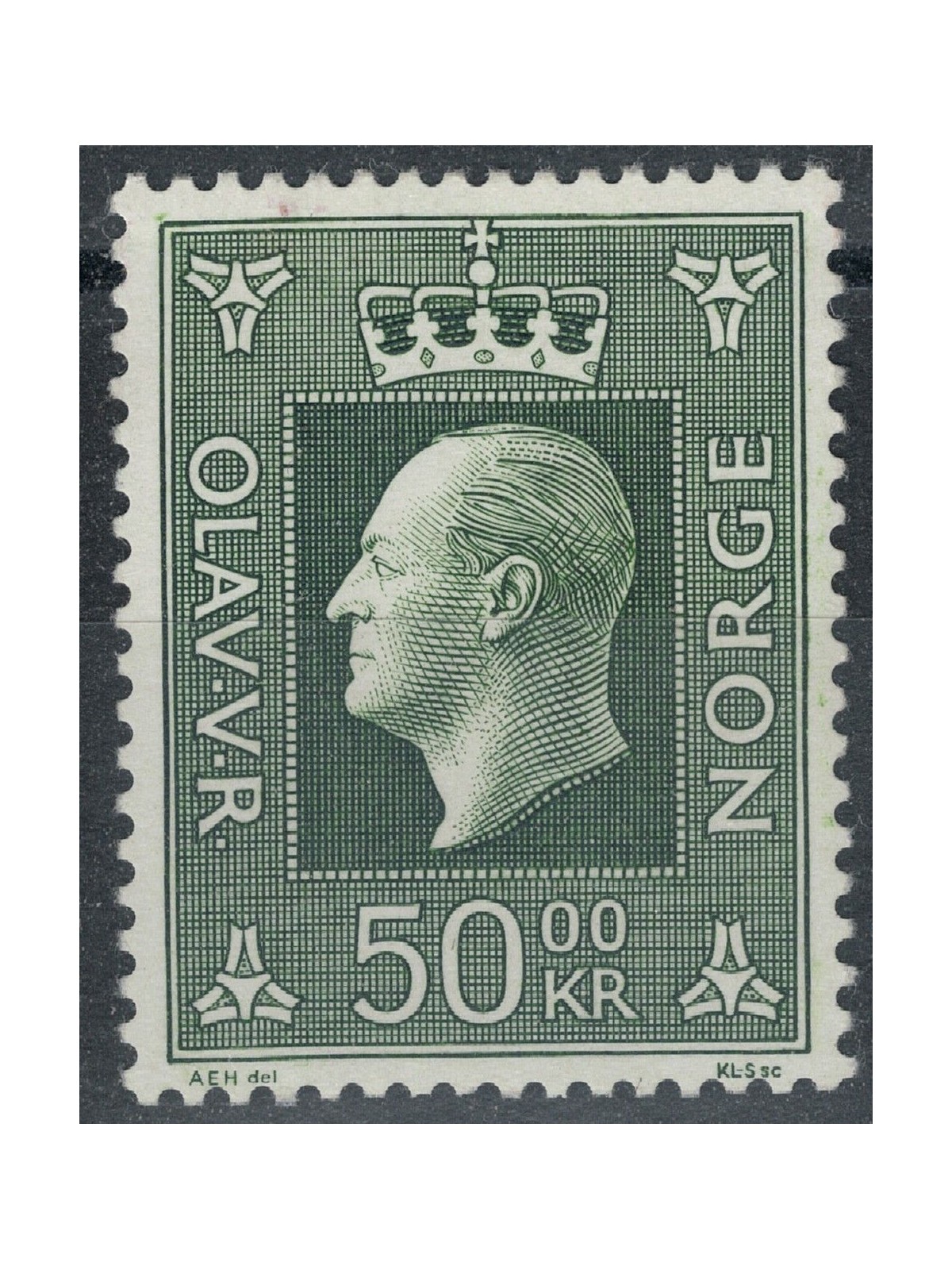 NORWAY 1983 Effigy of King Olav V MNH**