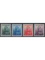 NORWAY 1937-38 Effigy of King Haakon VII 4v MNH**