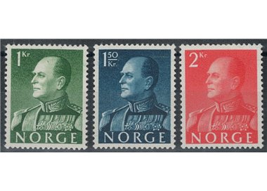 NORWAY 1969 Effigy of King Olav V 3v MNH**