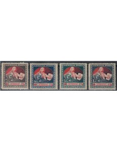 LATVIA 1920 Pro Red Cross 4v MH*