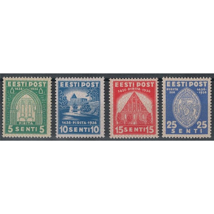ESTONIA 1936 Chiostro di Santa Brigida 4v MNH**