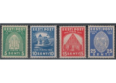 ESTONIA 1936 Cloister of St. Bridget 4v MNH**