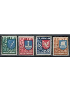 ESTONIA 1940 Stemmi di Province 4v MNH**