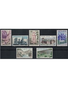 FRANCE 1960 Tourist series 7v MNH**