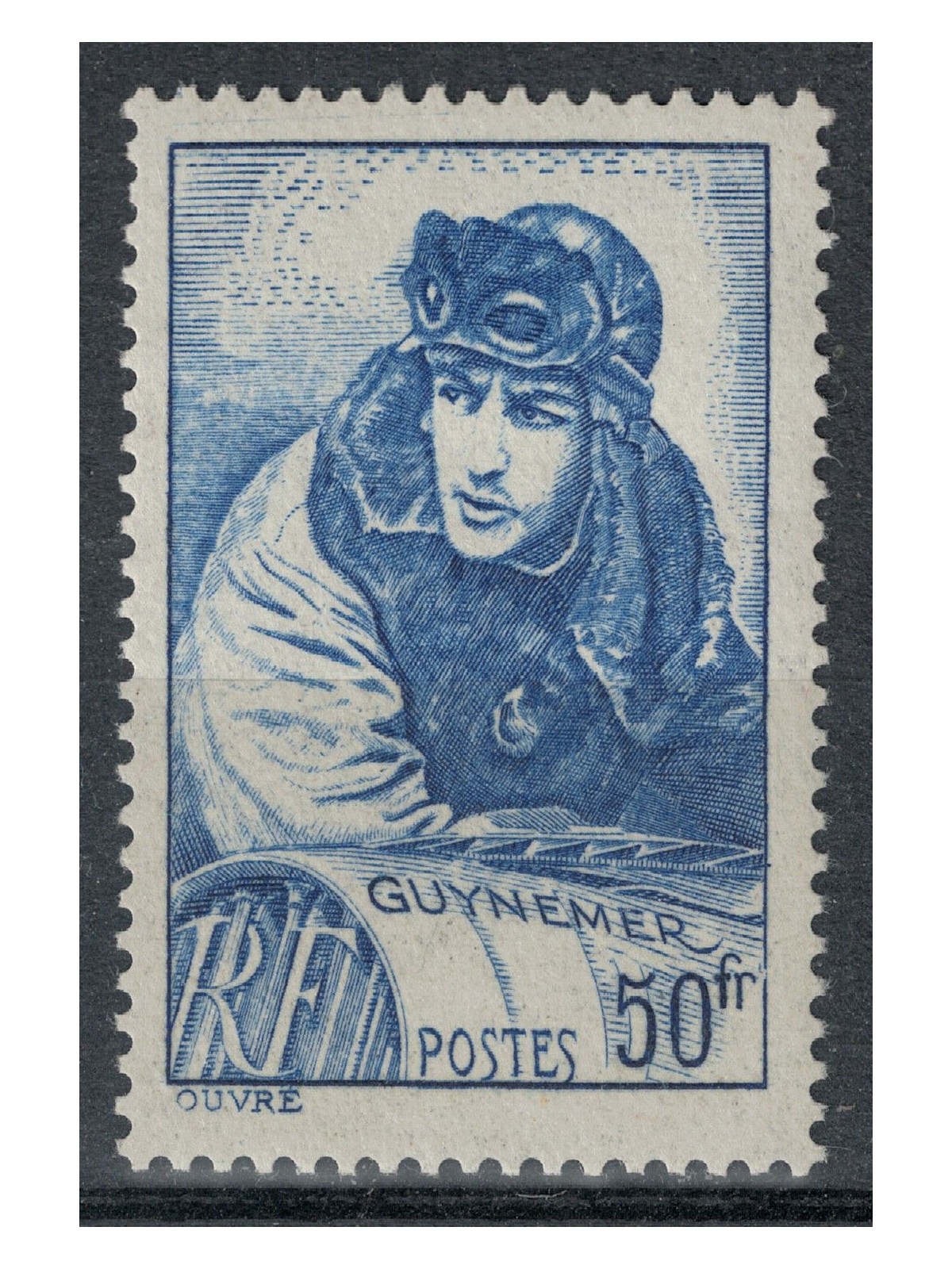 FRANCE 1940 Effigy of Capt. Georges Guynemer MNH**