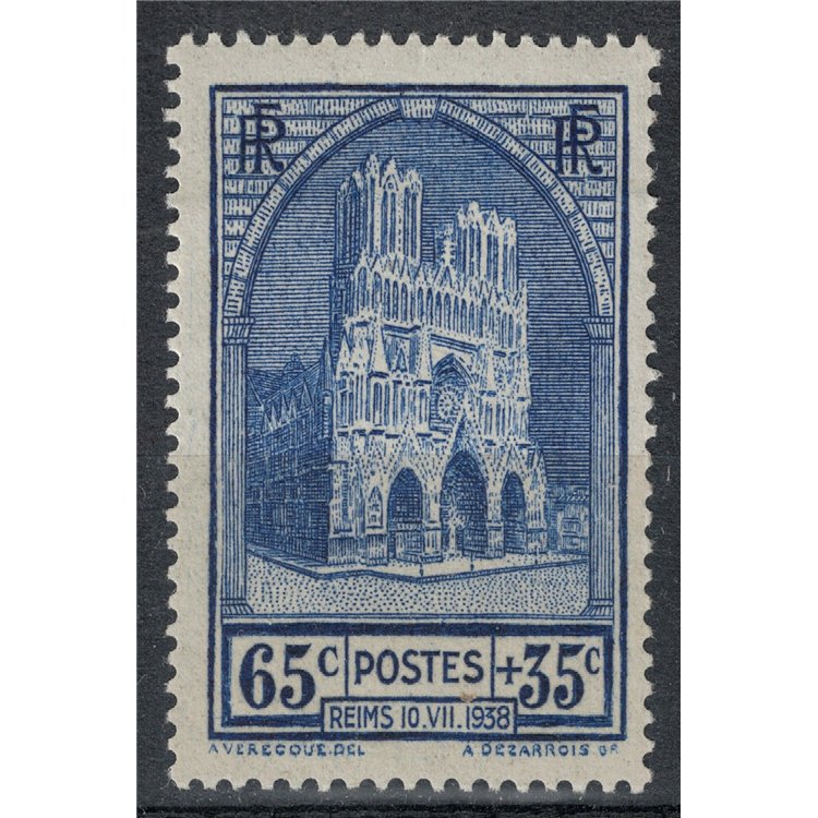 FRANCE 1938 Reims Cathedral MH*