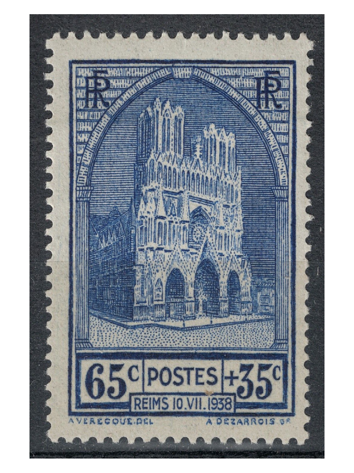 FRANCE 1938 Reims Cathedral MH*