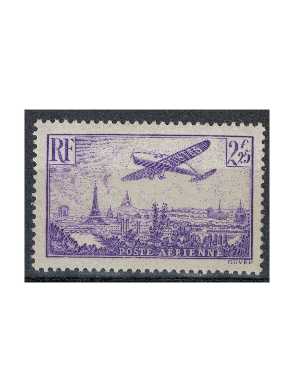 FRANCIA 1936 Posta aerea 2,25f violetto MNH**