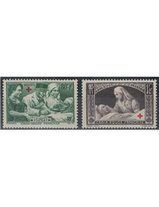 FRANCIA 1940 Pro Croce Rossa 2v MNH**