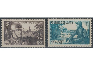 FRANCE 1940 Pro Charity Committee 2v MNH**