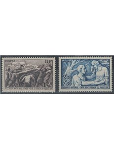 FRANCIA 1941 Pro Soccorso Nazionale 2v MNH**