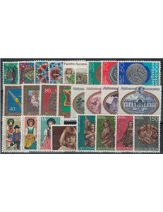 LIECHTENSTEIN 1977 Complete Year 25v MNH**