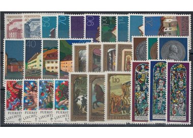 LIECHTENSTEIN 1978 Annata Completa 31v MNH**