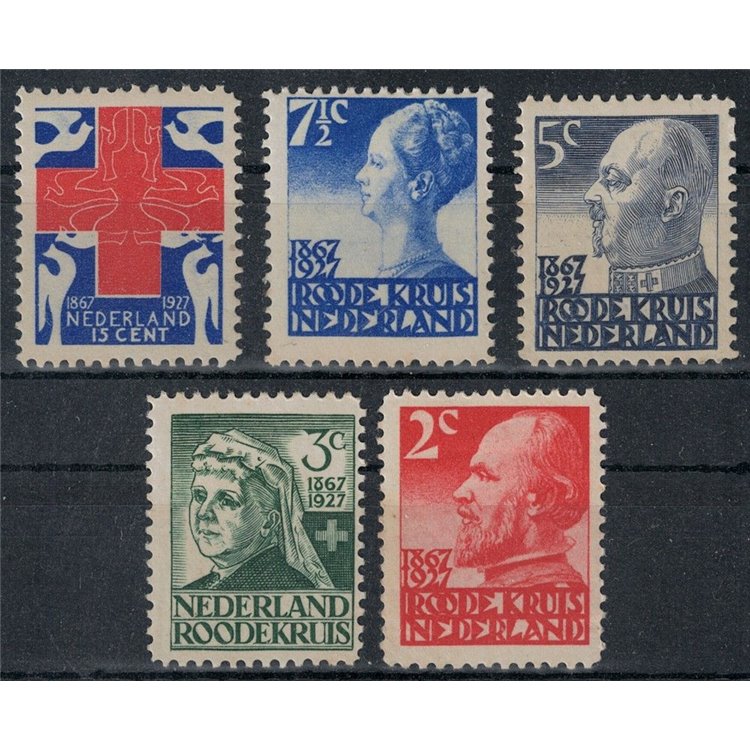 OLANDA 1927 Croce Rossa 5v MH*
