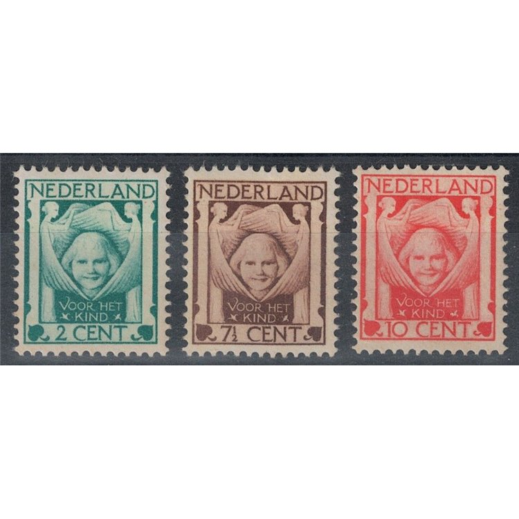 OLANDA 1924 Pro infanzia 3v MH*