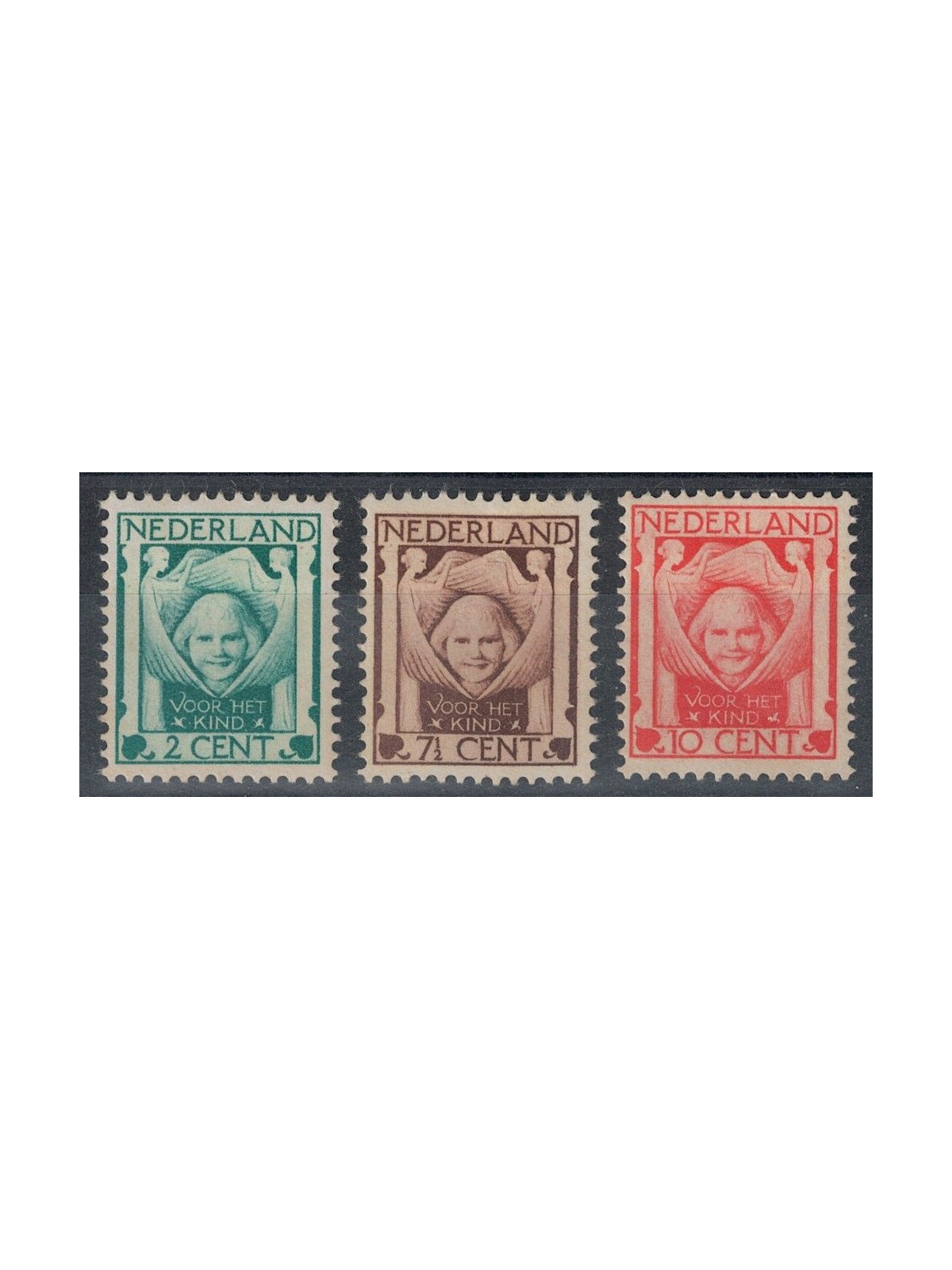OLANDA 1924 Pro infanzia 3v MH*
