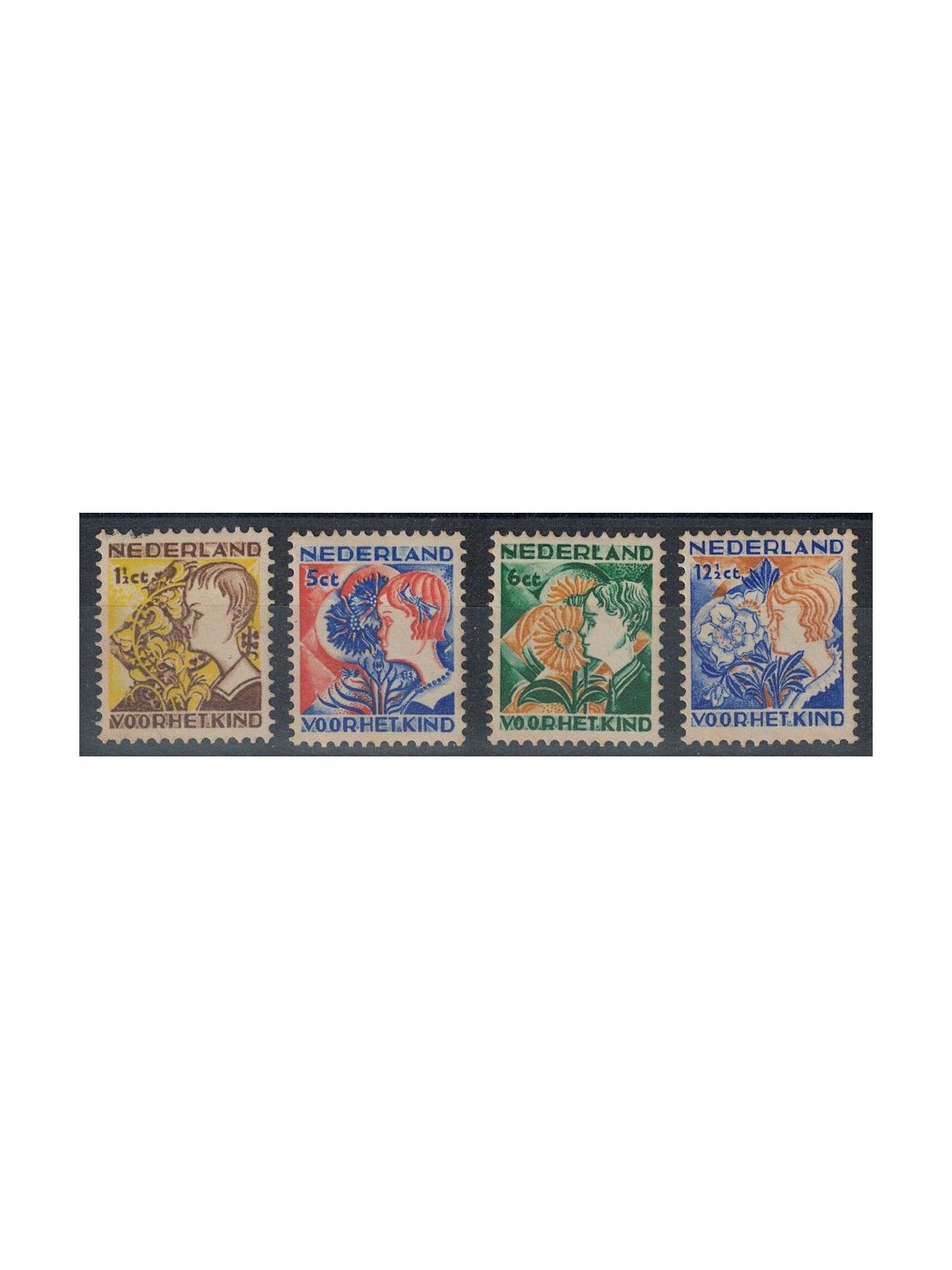 HOLLAND 1932 Pro childhood 4v MH*