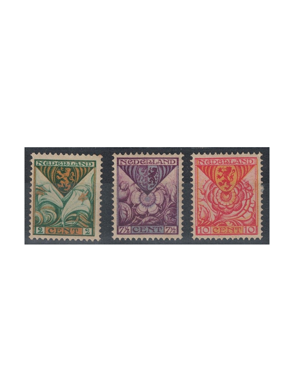 OLANDA 1925 Pro infanzia 3v MH*