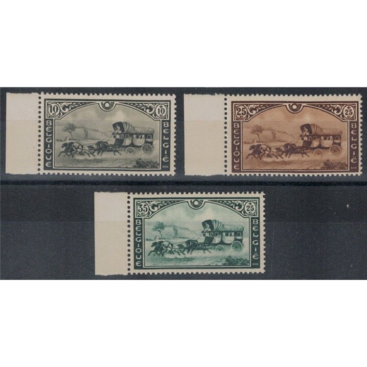 BELGIUM 1935 Brussels Universal Exhibition 3v MNH**