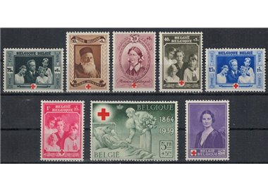 BELGIO 1939 Croce Rossa 8v MNH**