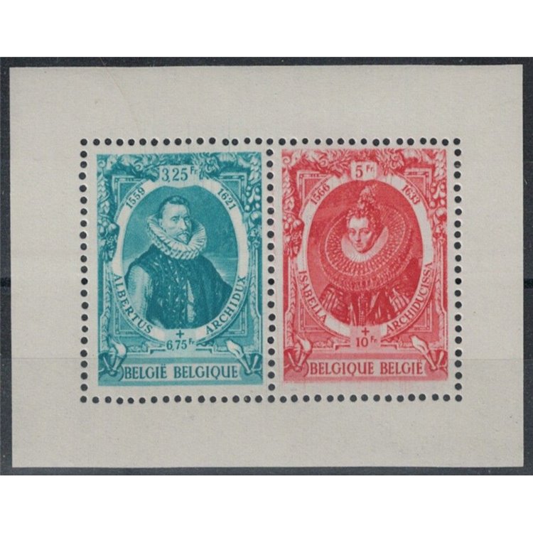 BELGIO 1942 Serie dei Principi BF MNH**