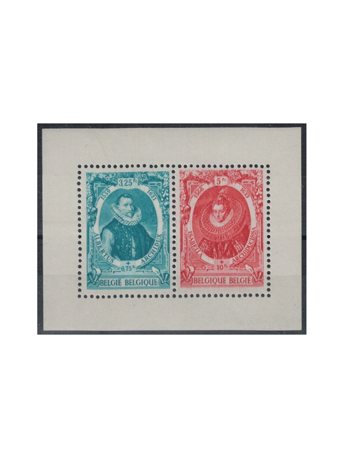 BELGIUM 1942 Princes Series s/s MNH**