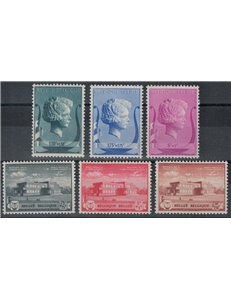 BELGIUM 1940 Pro musical foundation 6v MNH**