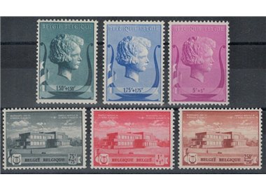 BELGIUM 1940 Pro musical foundation 6v MNH**