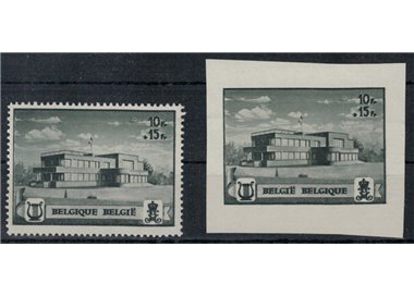 BELGIO 1941 Pro fondazione musicale 2v MNH**