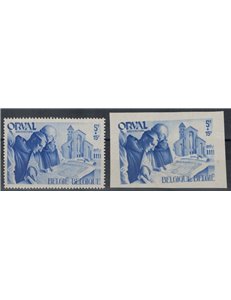 BELGIUM 1941 Orval Abbey 2v MNH**