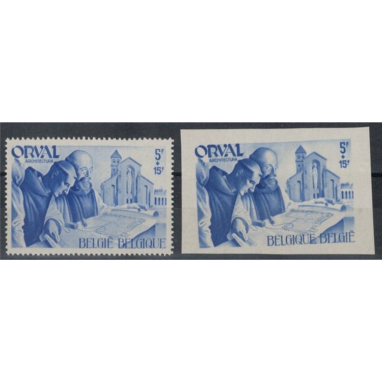 BELGIUM 1941 Orval Abbey 2v MNH**
