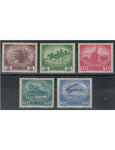 AUSTRIA 1915 Pro orfani di guerra 5v MNH**