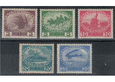 AUSTRIA 1915 Pro orfani di guerra 5v MNH**