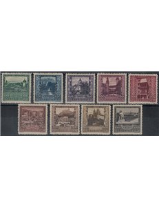 AUSTRIA 1923 Views 9v MH*