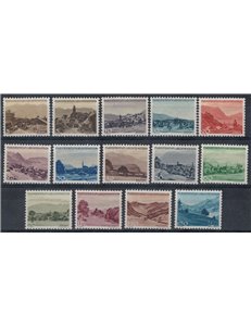LIECHTENSTEIN 1944 Vedute diverse 14v MH*