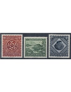 LIECHTENSTEIN 1953 Museo nazionale di Vaduz 3v MH*