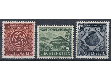 LIECHTENSTEIN 1953 Vaduz National Museum 3v MH*