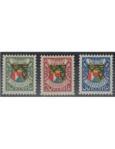 LIECHTENSTEIN 1927 Birthday of Prince John II 3v MH*