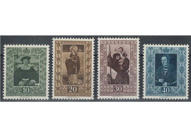 LIECHTENSTEIN 1953 Quadri della Galleria del Principato 4v MH*