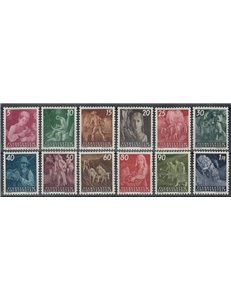 LIECHTENSTEIN 1951 Soggetti di vita contadina 12v MH*