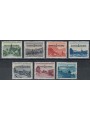 LIECHTENSTEIN 1947 Vedute, francobolli di servizio 7v MH*