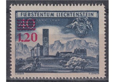 LIECHTENSTEIN 1952 Annessione dello Schellenberg soprastampato MNH**