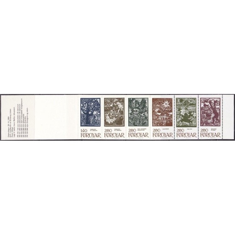 FAROER 1984 Faroese fairy tales booklet MNH**