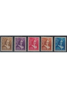 LUSSEMBURGO 1933 Caritas, pro infanzia 5v MH*