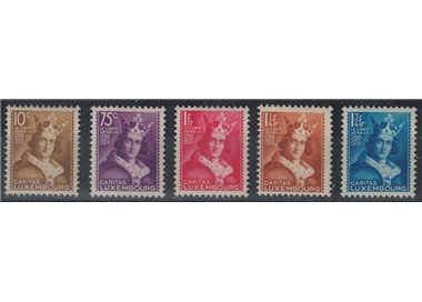LUSSEMBURGO 1933 Caritas, pro infanzia 5v MH*