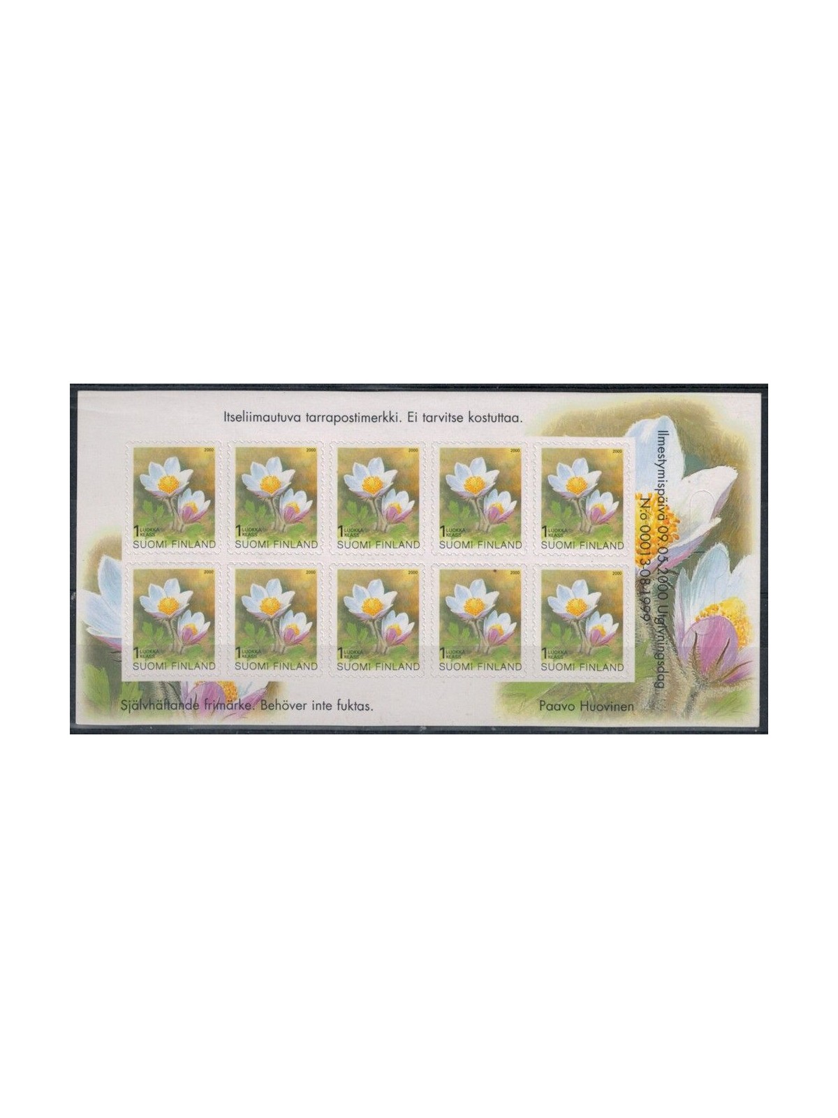 FINLANDIA 2000 Piante finlandesi LB MNH**