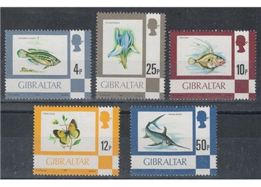 GIBRALTAR 1981 Flora and fauna 5v MNH**