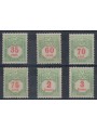 LUSSEMBURGO 1928-35 Segnatasse 6v MNH**