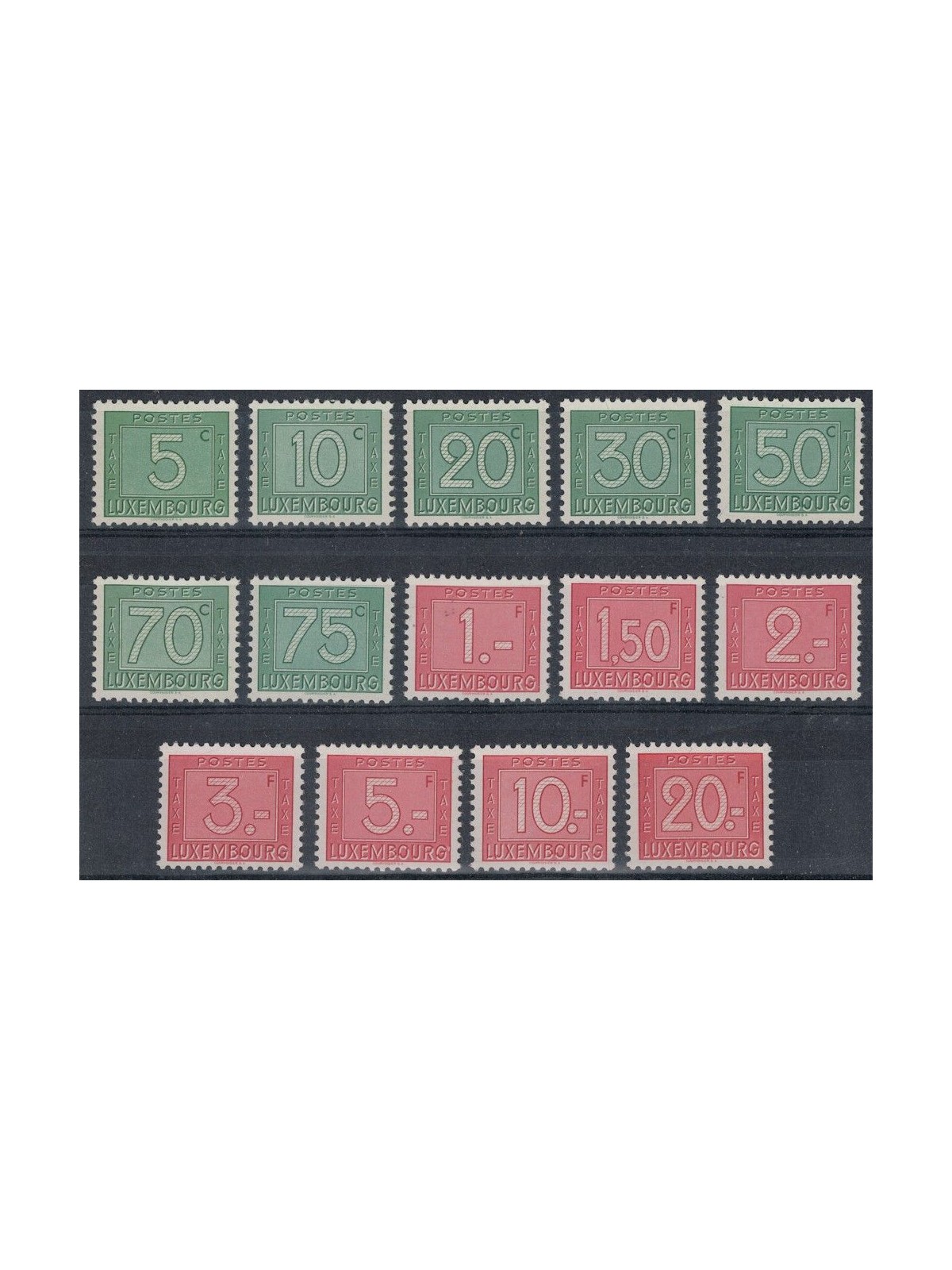 LUSSEMBURGO 1946-47 Segnatasse 14v MNH**