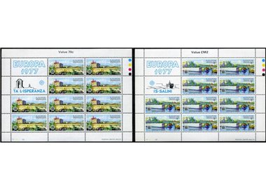 MALTA 1977 Europe 2 m/s MNH**